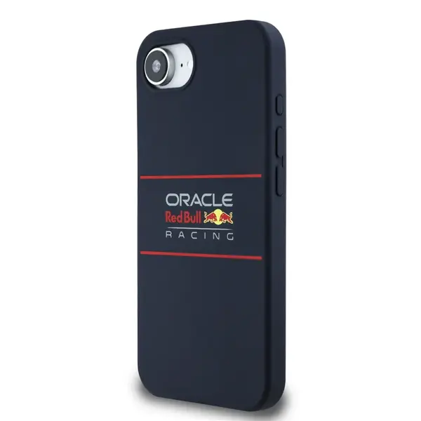 Zadní kryt Red Bull Silicone Horizontal Logo MagSafe pro Apple iPhone iPhone 16e, navy