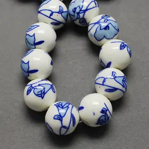 Handmade Printed Porcelain Beads