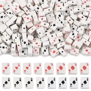 200Pcs Handmade Polymer Clay Beads