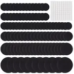 100Pcs 4 Style Acrylic Flat Round Action Figure Display Bases