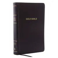 KJV Holy Bible: Personal Size Giant Print with 43,000 Cross References, Black Bonded Leather, Red Letter, Comfort Print (Thumb Indexed): King James Ve