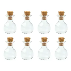 8Pcs Glass Bottles
