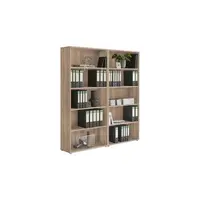 MID.YOU REGÁL NA DOKUMENTY, Sonoma dub, 168,8/185,6/33 cm