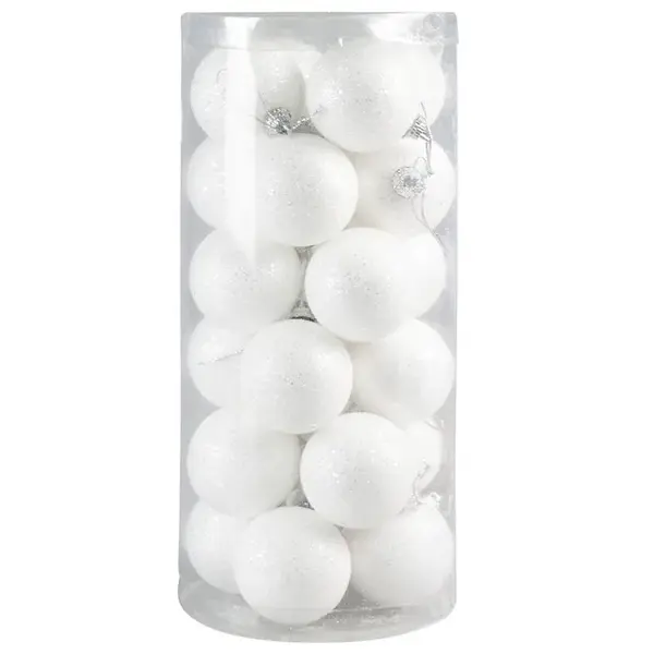 Sada lesklých ozdob (24 ks) BN0356