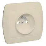 AGZ1e Zásuvka jednotlivá z/u béžová