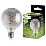 Žiarovka LED G95 filament 6W E27 2200K SMOKEY