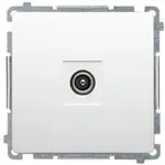 B BMAK3.01/11 Anténna zásuvka jednonásobná koncová biela