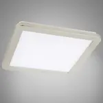 Stropné svietidlo LED Nexit 40x40 cm 24W IP44 satén+biela 3000k