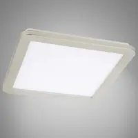 Stropné svietidlo LED Nexit 40x40 cm 24W IP44 satén+biela 3000k