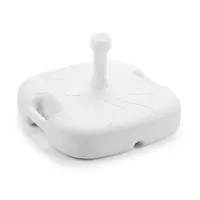 Stojan pro slunečník 16L, bílý 44x44x12 cm