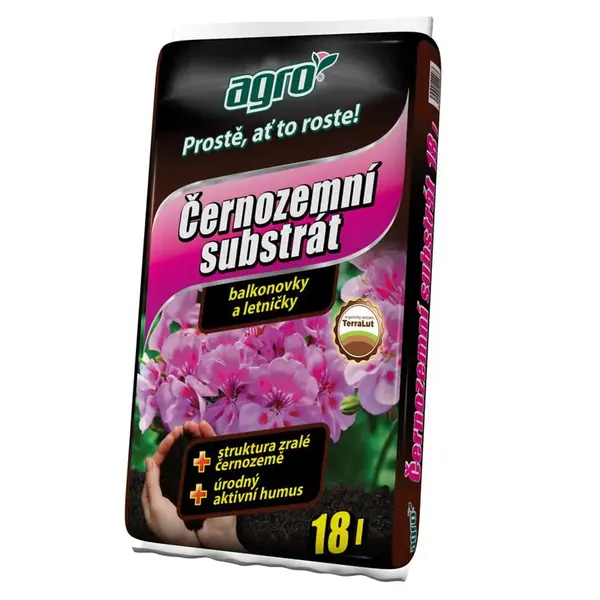 AGRO Čiernozem pre balkónové rastliny 18 L