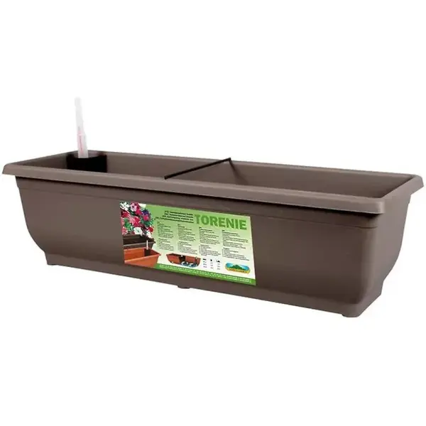 Kvetináč Samonav Torenie 50 cm/hnedá