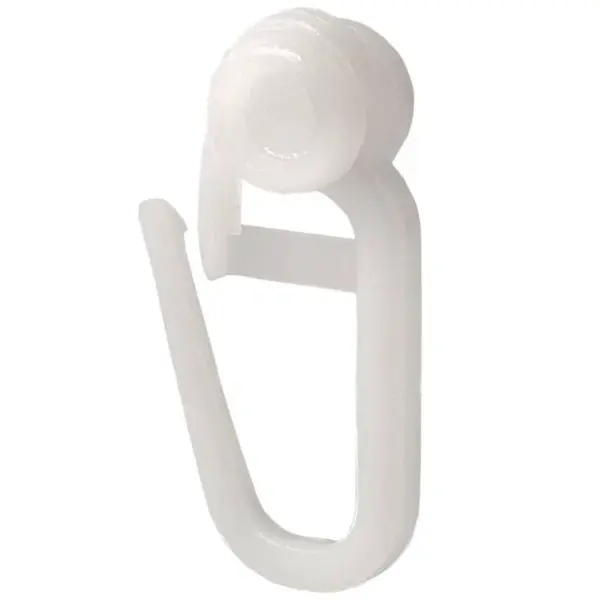 Záclonový jazdec s háčikom 30 ks