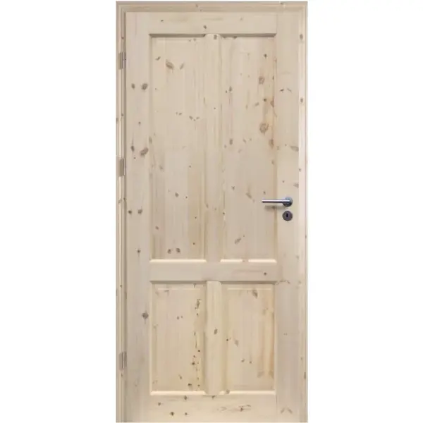 Interiérové dveře Finskie plné 80L sukaté nelakované