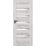 Interiérové dveře Enzo 5*5 80P dub stříbrný  352