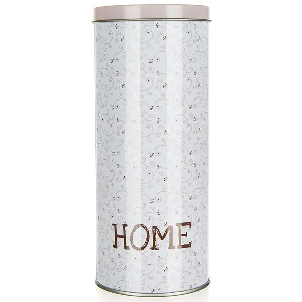 Kovová plechovka Home 7,5x18 cm