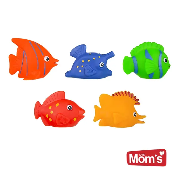 hencztoys Gumové zvířátka do vody - rybičky, 3ks v balení