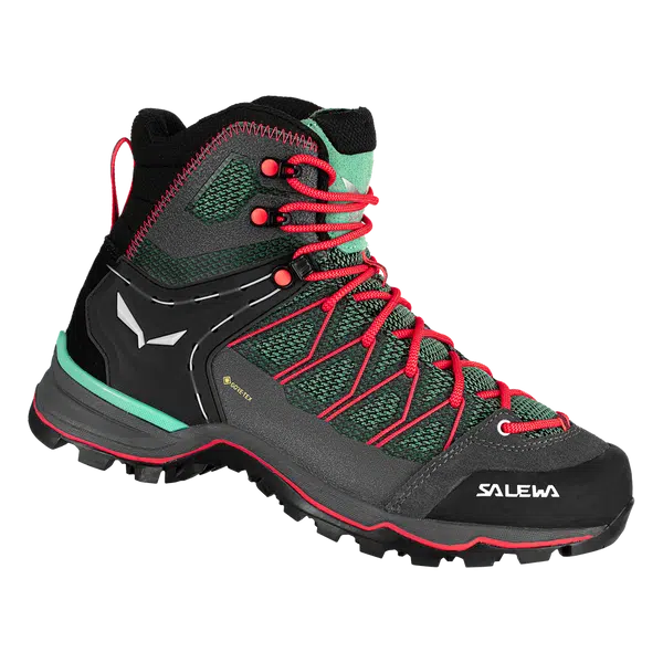Salewa SALEWA Mtn trainer lite mid GTX EU 41, Feld Green/Fluo Coral Dámské trekové boty