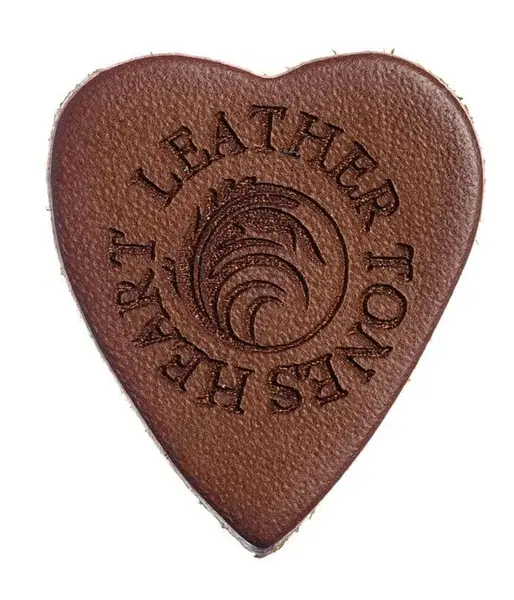 Timber Tones Leather Tones Heart Brown Leather