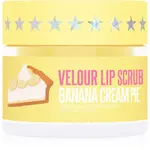 Jeffree Star Cosmetics Banana Fetish Velour Lip Scrub cukrový peeling na rty Banana Cream Pie 30 g
