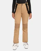 Dámské softshellové lyžařské kalhoty kilpi dione-w béžová 44