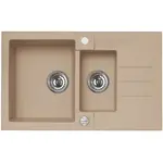 Alveus Granitový drez Rock 70, béžová, 78 x 48 cm