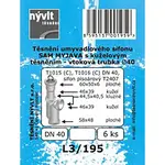 Súprava tesnení umývadlového sifónu DN40, 6 ks