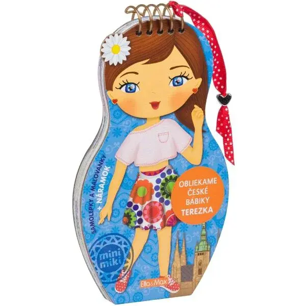 ELLA & MAX ZUZKA Obliekame slovenské bábiky - omaľovánky, mix, veľkosť
