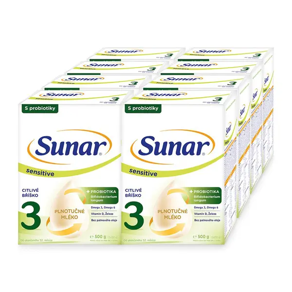 Sunar Sensitive 3 8x500 g