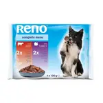 Reno Kapsičky pre psov hovädzie, morčacie 4 x 100 g