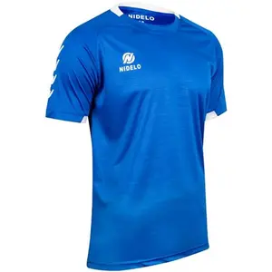 NIDELO PLAYER SHIRT S/S BREST Sportovní dres, modrá, velikost