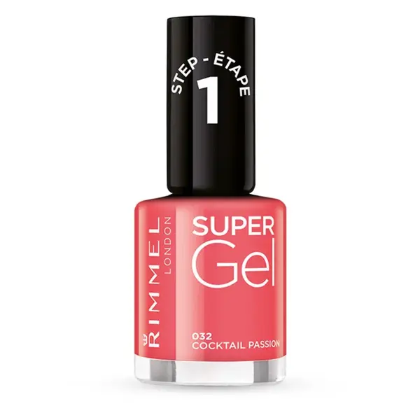 Rimmel Gélový lak na nechty Super Gel (Nail Polish) 12 ml 032 Cocktail Passion
