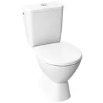 Jika Kombi WC bez splachovacieho kruhu Lyra Plus Rimless vodorovný odpad, 635 mm