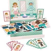 Adam Toys Montesori magnetická vkládačka/puzzle, Profese