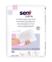 Seni care Mycí žínky s fólií 22,5 x 16 cm 50 ks