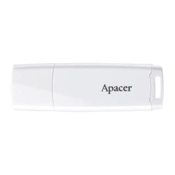 Apacer USB flash disk, USB 2.0, 64GB, AH336, bílý, AP64GAH336W-1, USB A, s krytkou