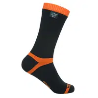 Nepromokavé merino ponožky DexShell Hytherm PRO Tangelo Red Stripe S (36-38)