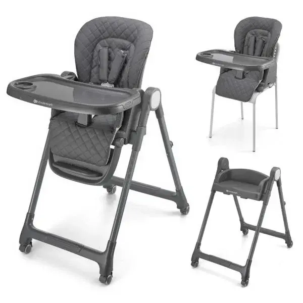 KINDERKRAFT Židlička jídelní Tulo Grey