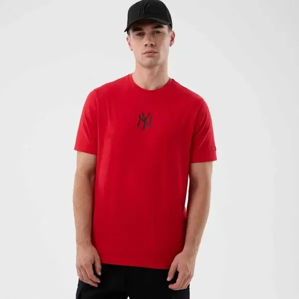 New Era NEW YORK YANKEES MLB Pánské triko, červená, velikost