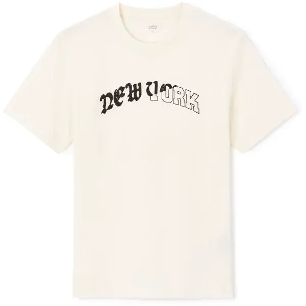 CELIO JENICO Pánske tričko, béžová, veľkosť