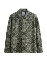 Next Prechodná bunda  krémová / zelená