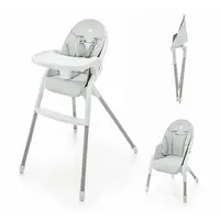 Stolička jedálenská Dinnly 2v1 Grey