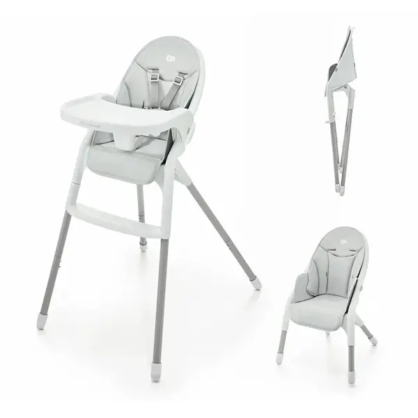 Stolička jedálenská Dinnly 2v1 Grey