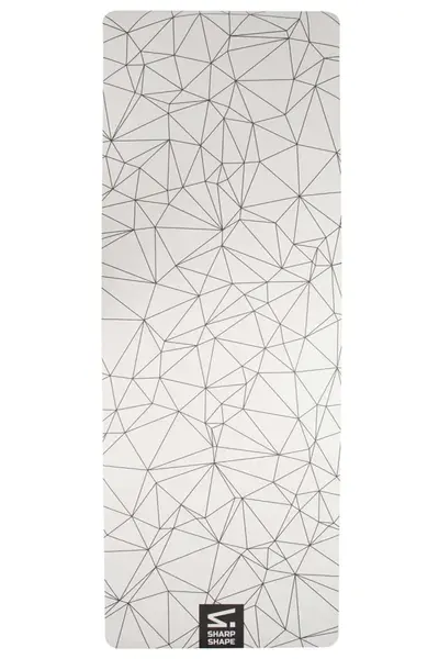 SharpShape Podložka na jógu PU SPACETIME bílá