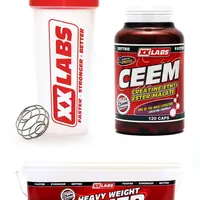 Xxlabs CEEM cps.120 + Heavy Weight Gainer čokoláda 1000g + šejkr