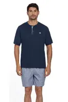 Pánské pyžamo krátké FELIX XXL Tmavě modrá