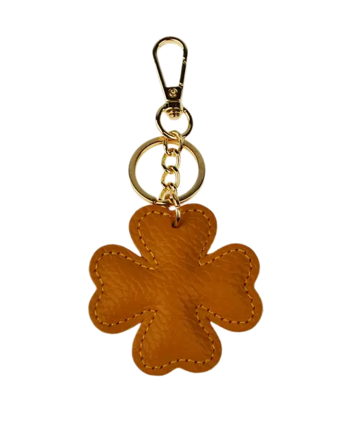 NovaKabelka.cz Klíčenka Quadrifoglia Senape