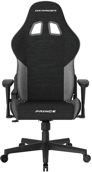 Herní židle DXRacer PRINCE černo-šedá, látková