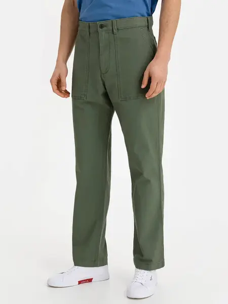 GAP Kalhoty Straight Fit Utility Pant - Pánské