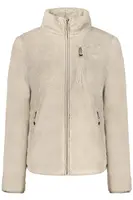 NORWAY 1963 WOMEN&#39;S BEIGE ZIP-UP SWEATSHIRT